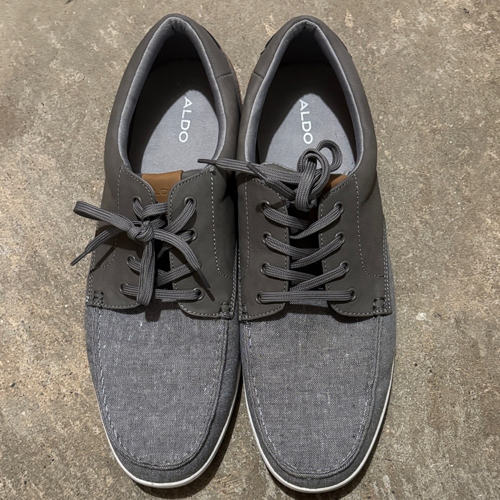 ALDO Men's Charcoal and Dark Gray Sneakers